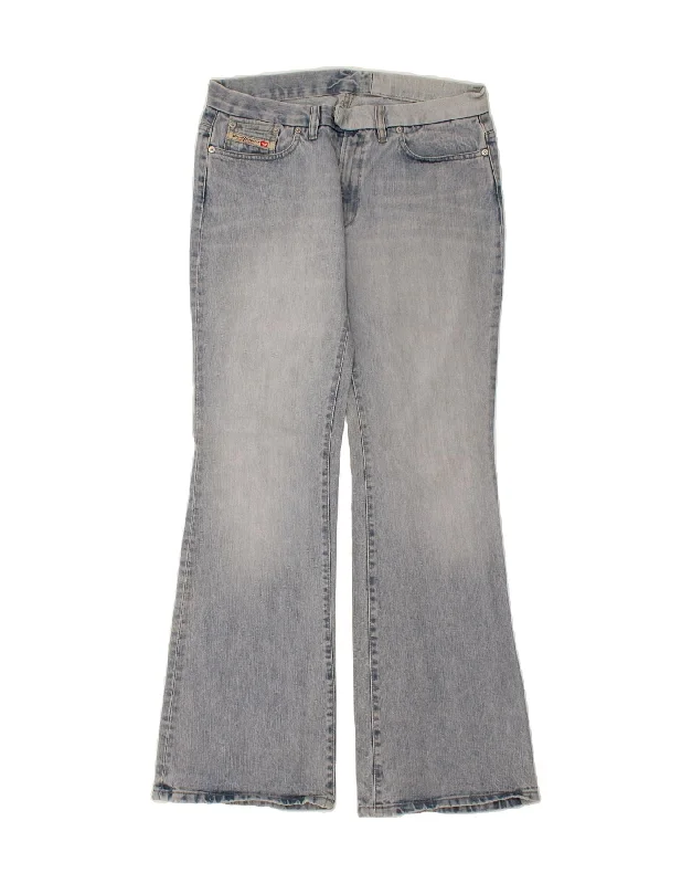 DIESEL Womens Bootcut Jeans W32 L34 Blue Cotton