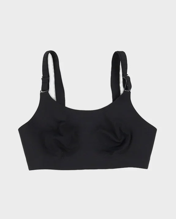 Black Lululemon Run Times Sports Bra - S