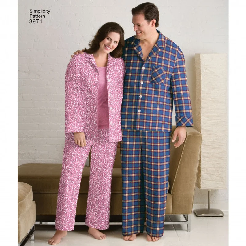 Simplicity His and Hers Nightwear S3971