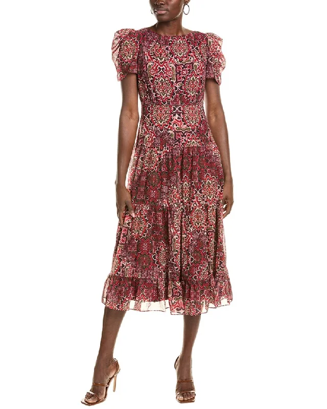 Vince Camuto Chiffon Midi Dress