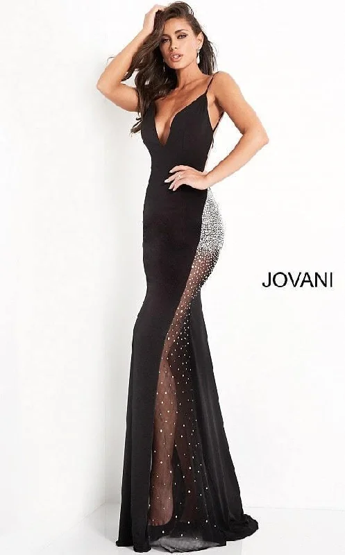 Jovani Prom Long Spaghetti Strap Formal Dress Sale