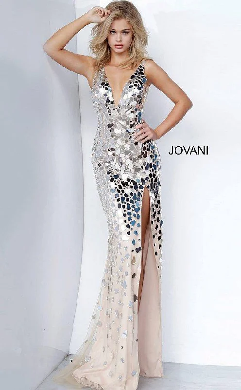 Jovani 02479 Long Sleeveless Prom Dress