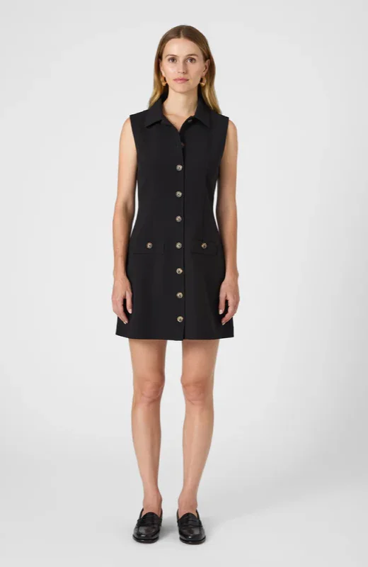 French Connection - Azra Twill Button Dress