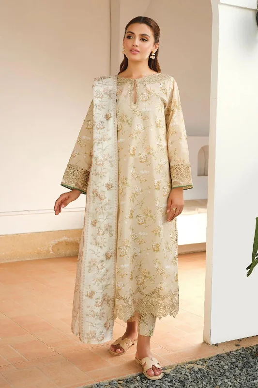 Beige Formal Lawn Salwar Kameez