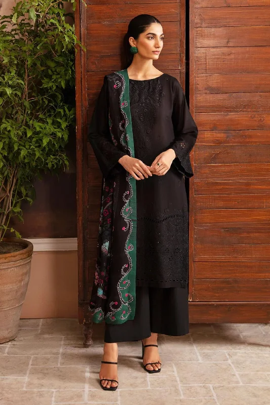 Black 3pc Lawn Salwar Kameez