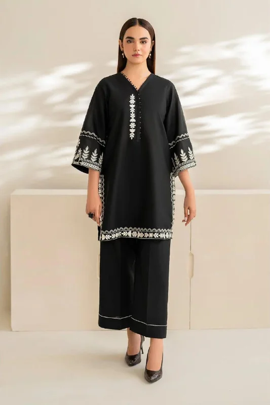 Black Lawn Readymade 2PC Suit