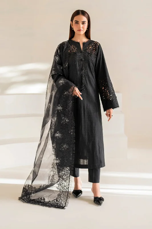 Black Pakistani Formal Wear Suit