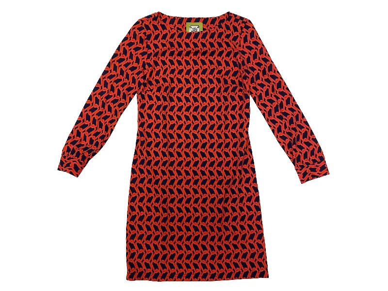 Elizabeth Mckay Women's Edie Dress Small Red Chain