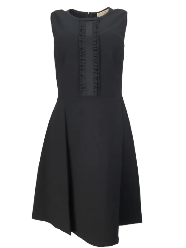 ERIN Women's Black Candice A-Line Dress #50916243780 6 NWT