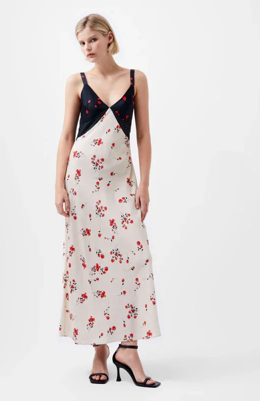 French Connection - Floramour Ennis Satin Slip Dress