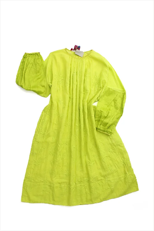 Injiri Jodhpur Dress 36 Chartreuse