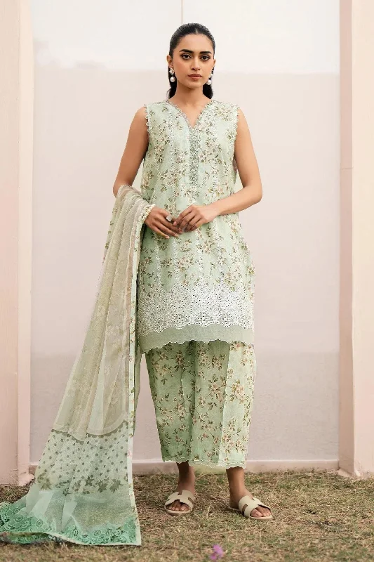 Light Green Lawn 3PC Suit