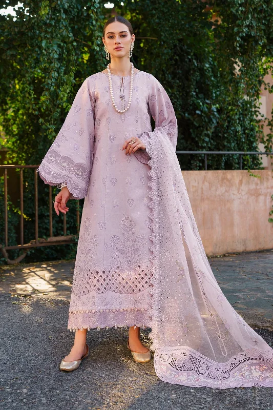 Light Lilac Lawn Pakistani 3PC Suit