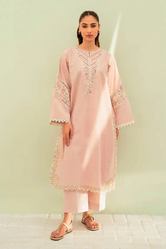 Light Pink Lawn Readymade 2PC Suit