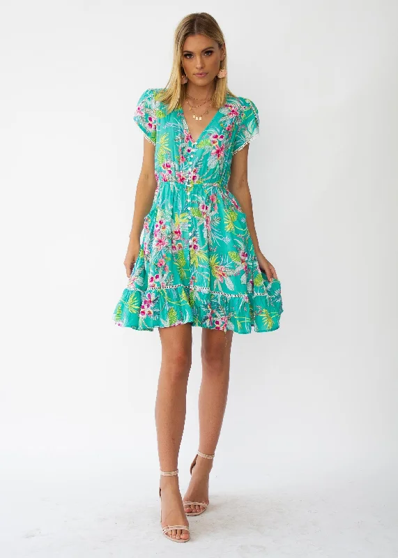 Lizzie Swing Dress - Amazonia