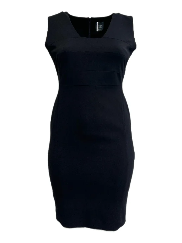 Marina Rinaldi Women's Black Dora Sleeveless Sheath Dress Size 8W/17