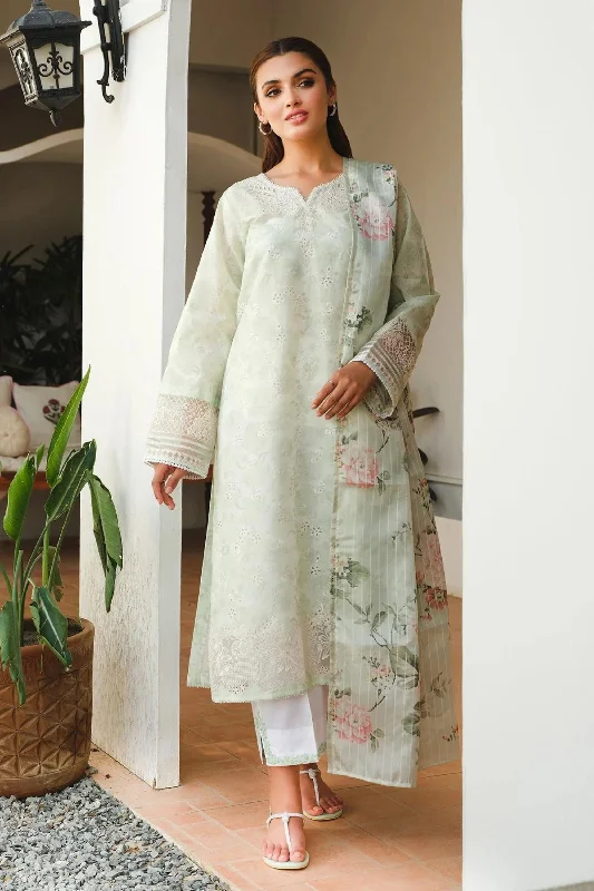 Mint Green Formal Wear Lawn Suit