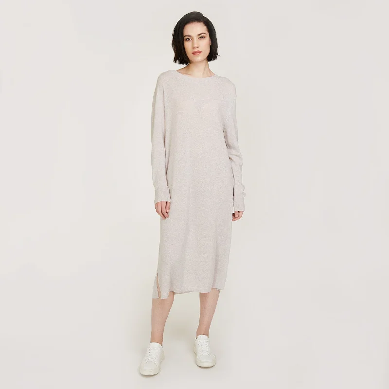 Oversize Tunic Dress w/ Side Slits