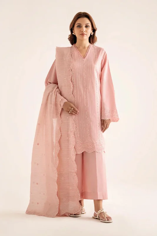 Peony Pink 3pc Lawn Suit