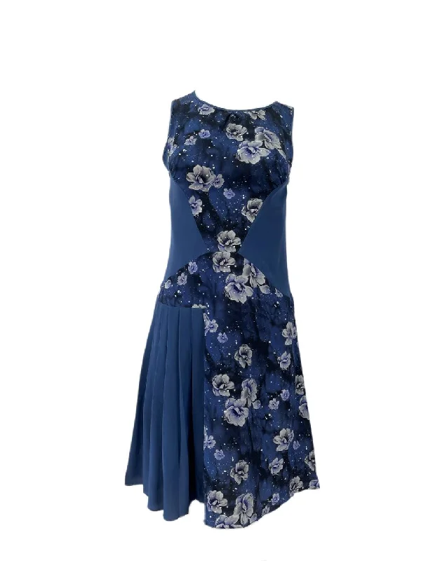 RICHARD CHAI Women's Ultra Blue Sleeveless Dress #R12 NWT