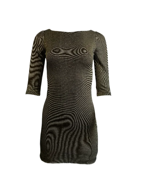 VON VONNI Women's Tropic Bronze London Elbow Sleeve Dress $170 NEW