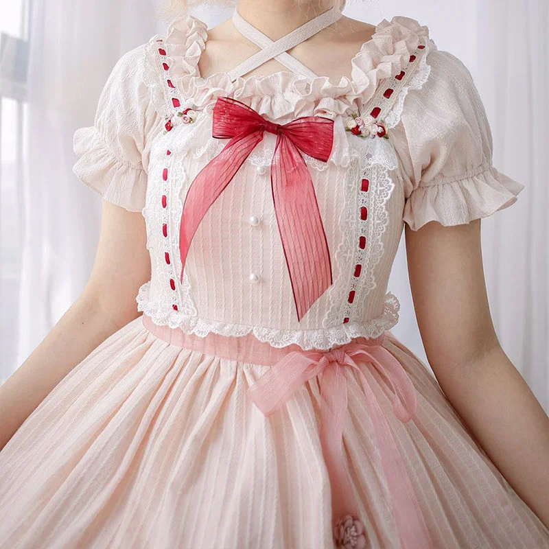 All-match JSK short-sleeved Lolita top YV43824