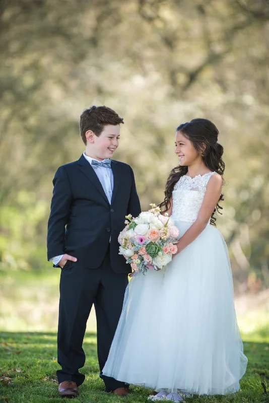 Other Ivory Tulle Lace Flower Girl Dress