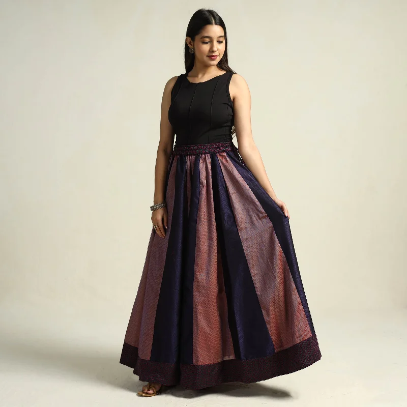 Multicolor - Khun Patchwork 24 Kali Cotton Long Skirt 17