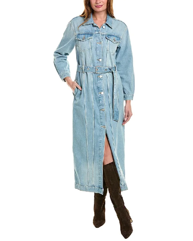 FRAME Denim The Overlong Trucker Shirtdress