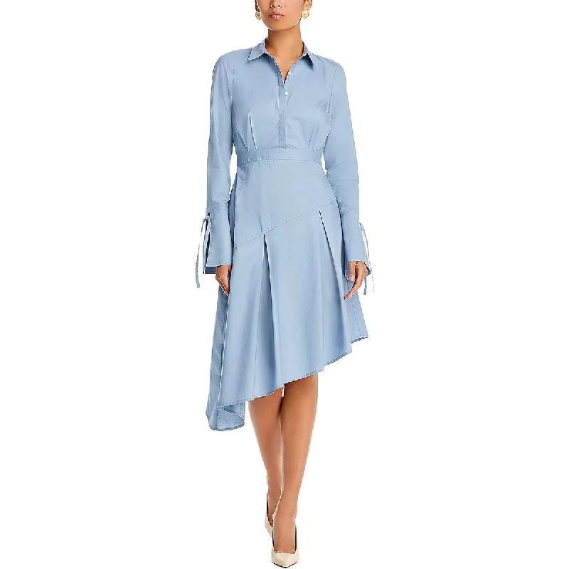 Womens Asymmetrical Shirt r Shirtdress